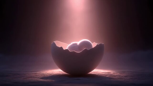 A Bird Hatching from an Egg Symbolizes New Life and Hope