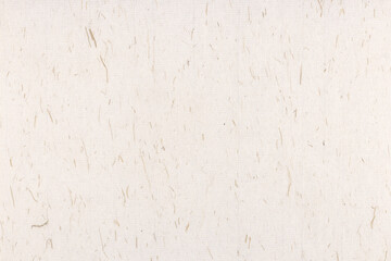 Obraz premium Plant fibers decorative paper texture. Decorated rice fragrance paper background. Landscape horizontal orientation.