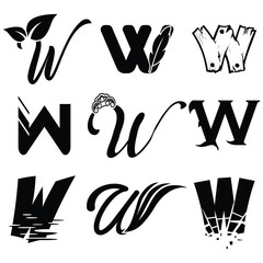 W monogram, letter W, W logo, W initial, monogram design, elegant W, modern W, vintage W, cursive W, calligraphy W, bold W, decorative W, minimalist W, luxury W, artistic W, floral W, handwritten W