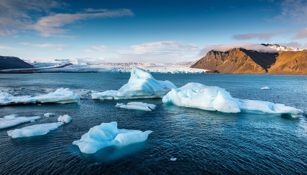 Icebergs In Iceland