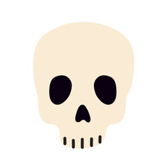halloween skull icon - vector illustration