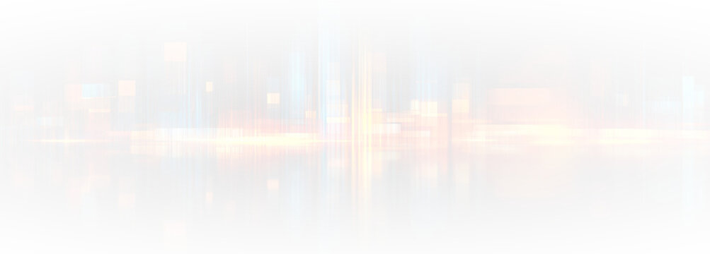 Bright futuristic line beam PNG with motion blur and colourful glow, abstract expressway light trail background for technology and speed concept.