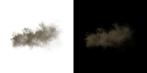 This dust cloud and smoke PNG overlay is ideal for enhancing textures, backgrounds, and artistic design projects