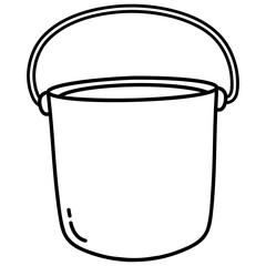 bucket household icon