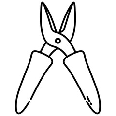 pliers wire cutting icon