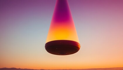 sunset in the desert