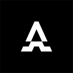 Futuristic 'A' mark with an arrow-like lift and strong base. Conveys advancement, high-level strategy, and a modern, professional outlook. Highly adaptable for tech startups.