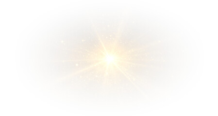 Golden festive illumination