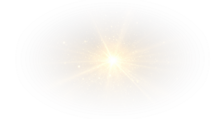 Golden festive illumination