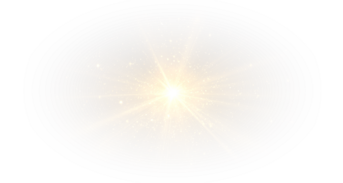 Golden festive illumination