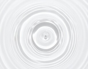 Fototapeta premium 水面に広がる波紋 清潔感 透明感 潤い 真上から見た背景素材 美容