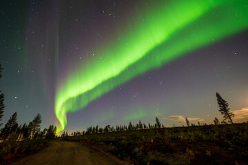 Northern Lights over Rovaniemi 