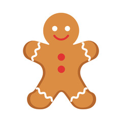 solid color vector of gingerb...