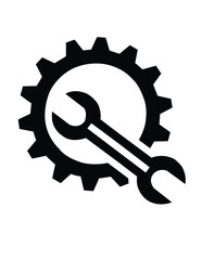 golden key icon white and black