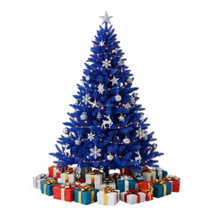 christmas tree with presents