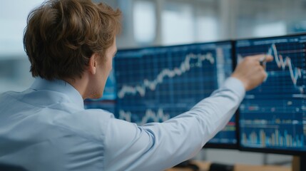 Team of analysts studying real estate market stagnation, symbolizing predictive modeling, property risk assessment, and smart investment strategy in challenging markets. cinematic color correction,