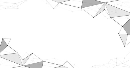 Minimal Polygonal Mesh Technology Background in 4K © Arzuka