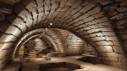 cellar, vault, arch, masonry, brick, stone, limestone, mortar, barrel, cork, vintage, fermentation, aroma, humidity, temperature, aging, oak, winery, vineyard, sommelier, decanter, bottle, rack, prese