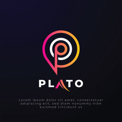 Plato Logo Template design