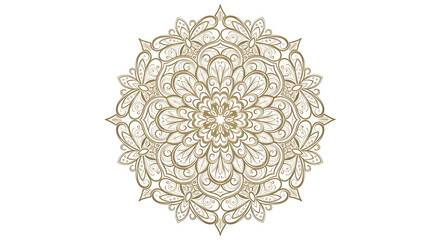 lace doily isolated on white