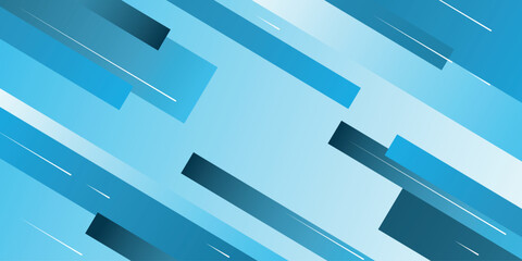 Abstract background with modern overlapping blue gradient geometric shapes pattern. Simple and elegant background concept for covers, banners, brochures, certificates, presentations and web.