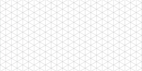 Isometric grid gray. Triangle line background.vector eps 10.