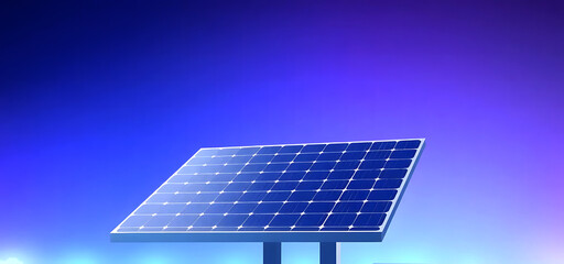 Solar power plant abstract technology background.