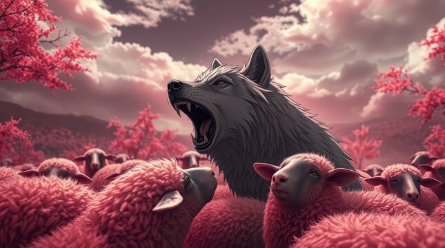 the wolf song sheep wallpaper 