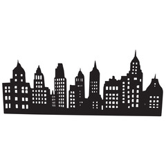 Obraz premium Building icon vector set. apartment illustration sign collection. skyscraper symbol. architecture logo.
