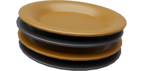 stacked plates png, dining plates, ceramic dishes, tableware set, kitchen utensils, brown and black plates, modern dinnerware, household items, dishware collection, stylish tableware png, dinner set, 