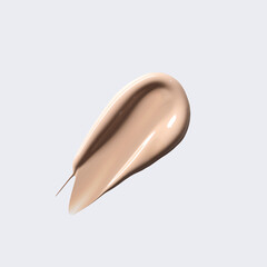 makeup cosmetics textures, foundation\concealer\primer swatch
