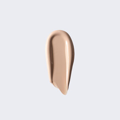 makeup cosmetics textures, foundation\concealer\primer swatch
