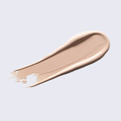 makeup cosmetics textures, foundation\concealer\primer swatch
