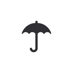 Umbrella icon. Umbrella stencil. The sticker on the package. Transportation stickers. Shipping sticker. Carefully fragile. Keep away from moisture. Protection from moisture. Stickers on the pack. 