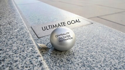 Flat Lay of Radiant Ball on Polished Granite Surface Realistic 4x