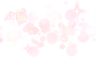 Soft pastel bokeh glow with dreamy pink and beige circles background