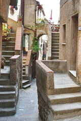 Giglio Castello Alley, Tuscan Archipelago, Italy