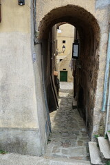 Giglio Castello Alley, Tuscan Archipelago, Italy