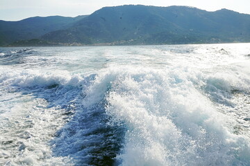 The sea at Giglio Porto, Tuscan Archipelago, Italy