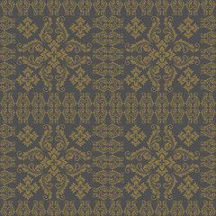 Classic Damask Seamless
Pattern - Vector Illustration for Elegant Textile
Design,Damask,Jacquard loom, Brocade, Satin weave,ethnic, geometric, textile, fabric, motif, retro, 