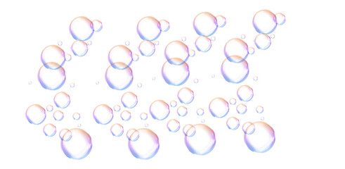Soap bubbles Realistic illustration of set of flying soap bubbles on transparent background Realistic soap bubbles with rainbow reflection set of isolated Set of multicoloured soap bubbles