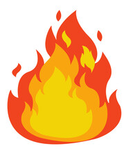 Bright Flame Illustration
