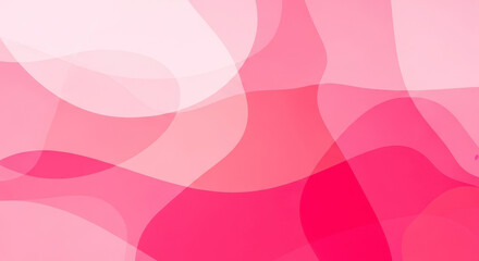 Abstract Pink Waves Overlapping Soft Gradient Background Design