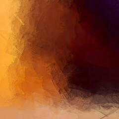 mustard, brown to yellow orange abstract tick brush stroke effect blended shadow illustration of a colorful background in gradient style 1