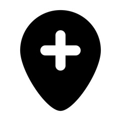 Add Pin Filled Icon