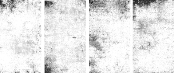 Set of Subtle grunge urban texture vector. Vector grunge abstract texture. Effect old wall cement texture Retro grunge banners set