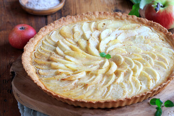 selbst gebackener Apfelkuchen