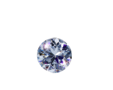 Brilliant round cut diamond showcasing sparkling facets against a dark background, reflecting light in a dazzling display of colors
