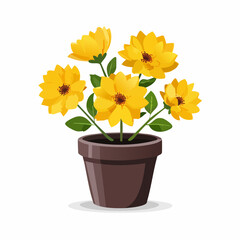 Fototapeta premium Blume in gelb