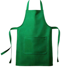 Green apron isolated on transparent background